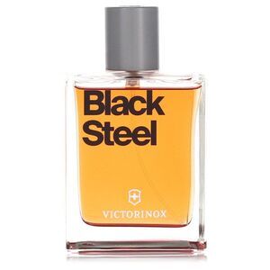 Victorinox Black Steel Eau De Toilette Men Black and Spicy